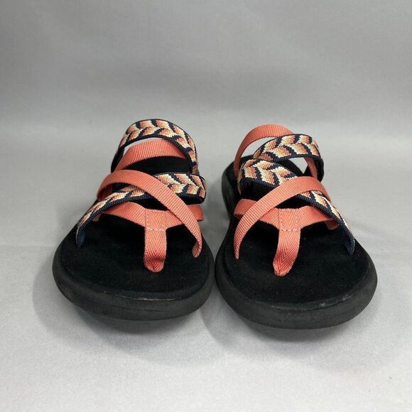 Teva Sandals Women's Size 6 Beach Athletic Strappy Flip Flop Sandals - Picture 2 of 12